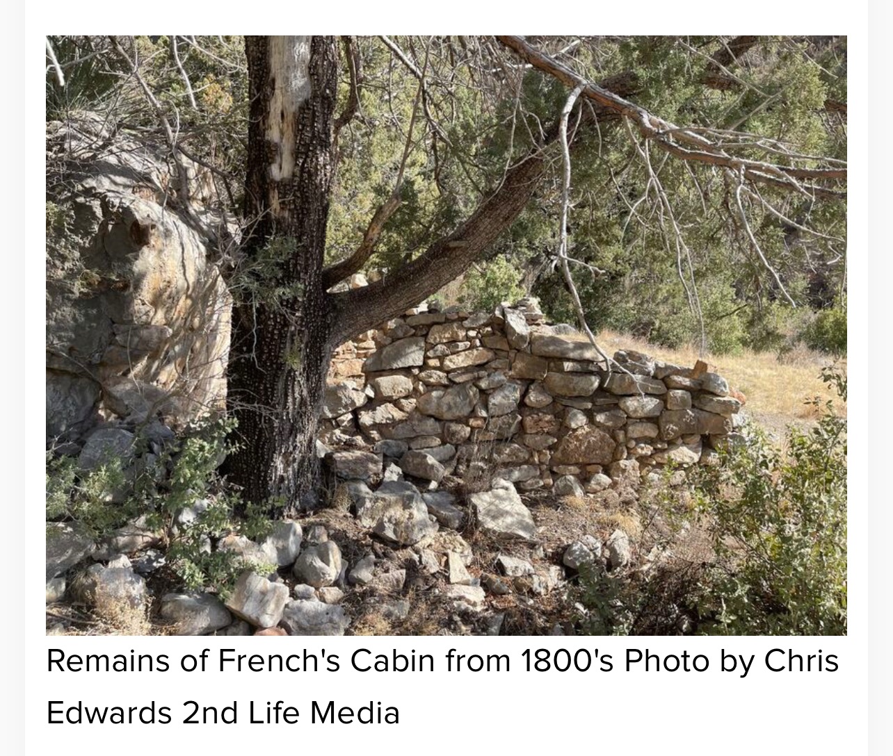 New Mexico History A Visit to Frenchy’s Cabin and Indian Wells of New Mexico 1800s