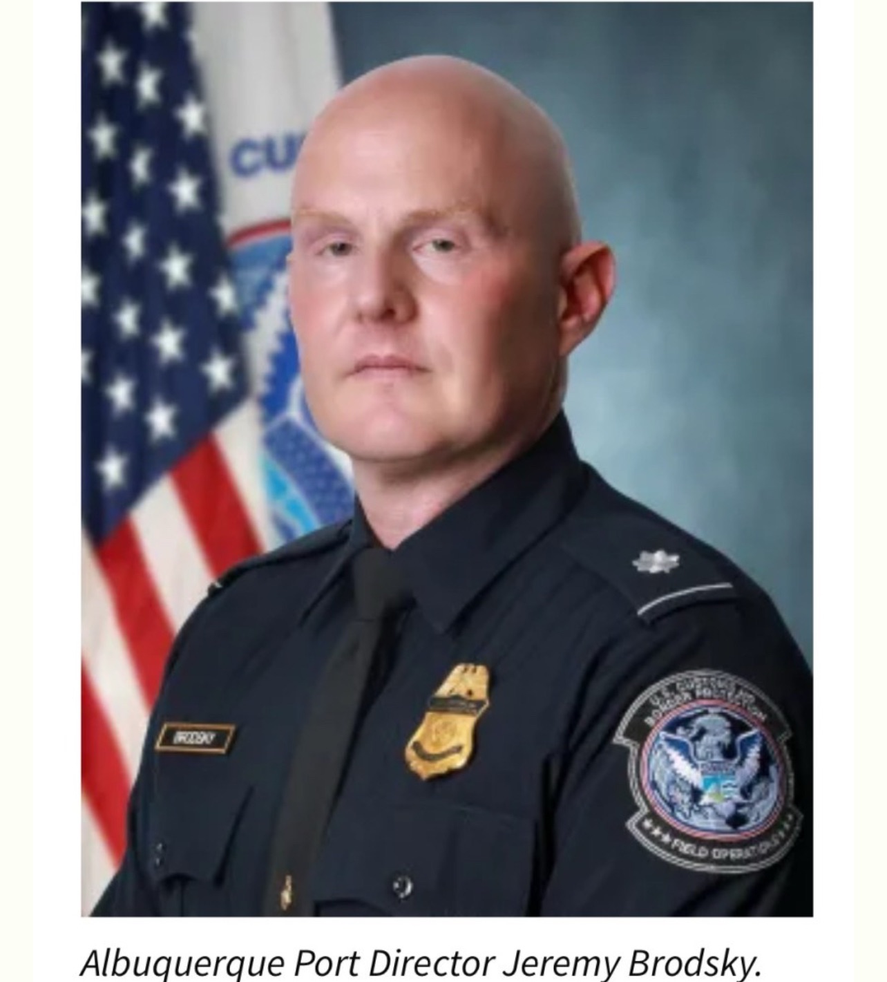 New U.S. Customs and Border Protection Albuquerque Port Director Jeremy Brodsky Sworn In
