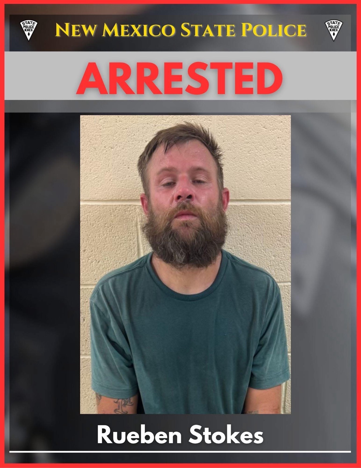 Rueben Stokes Wanted Fugitive Apprehended