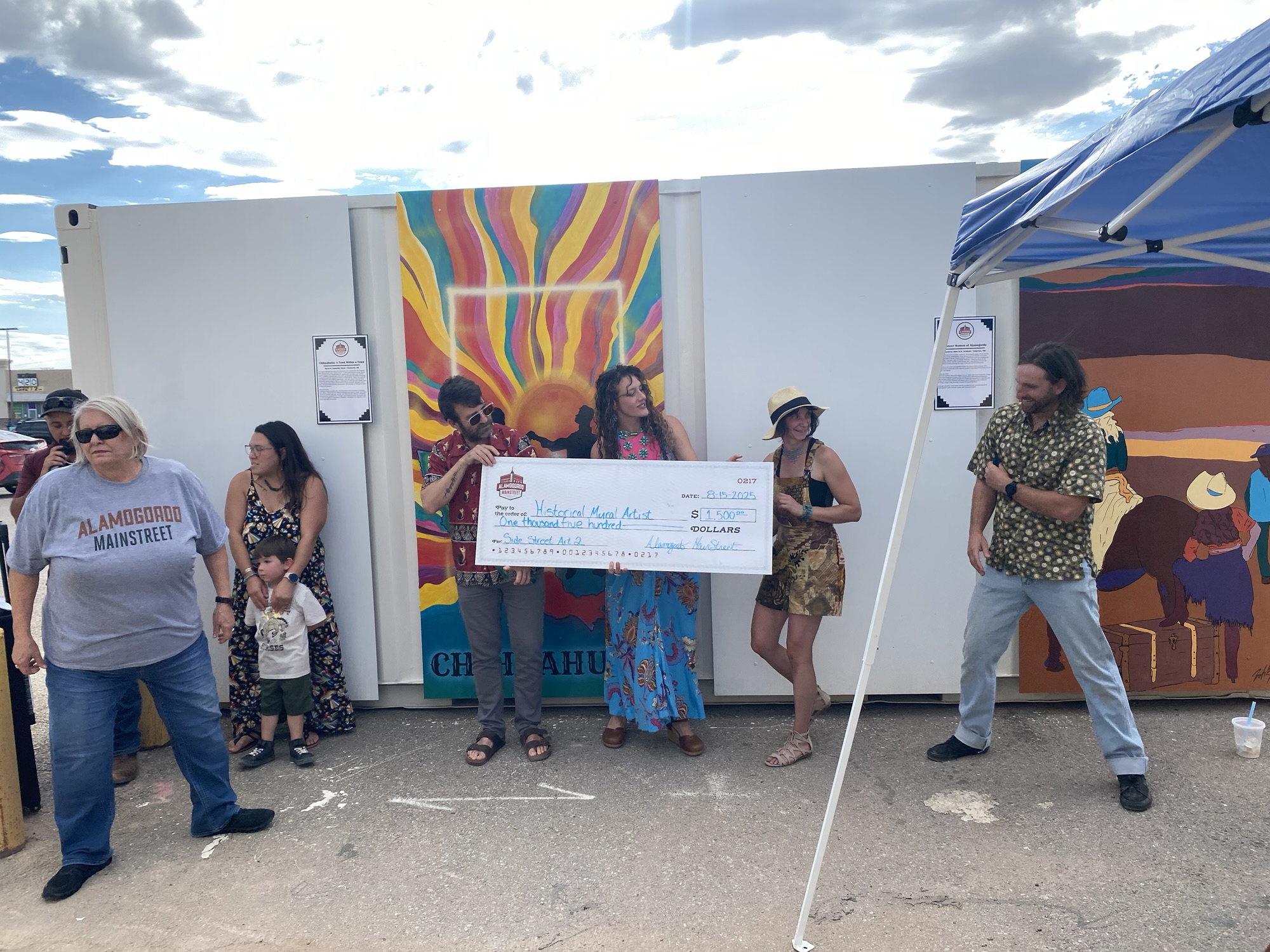 Alamogordo MainStreet Celebrates Alley 2 Mural Project