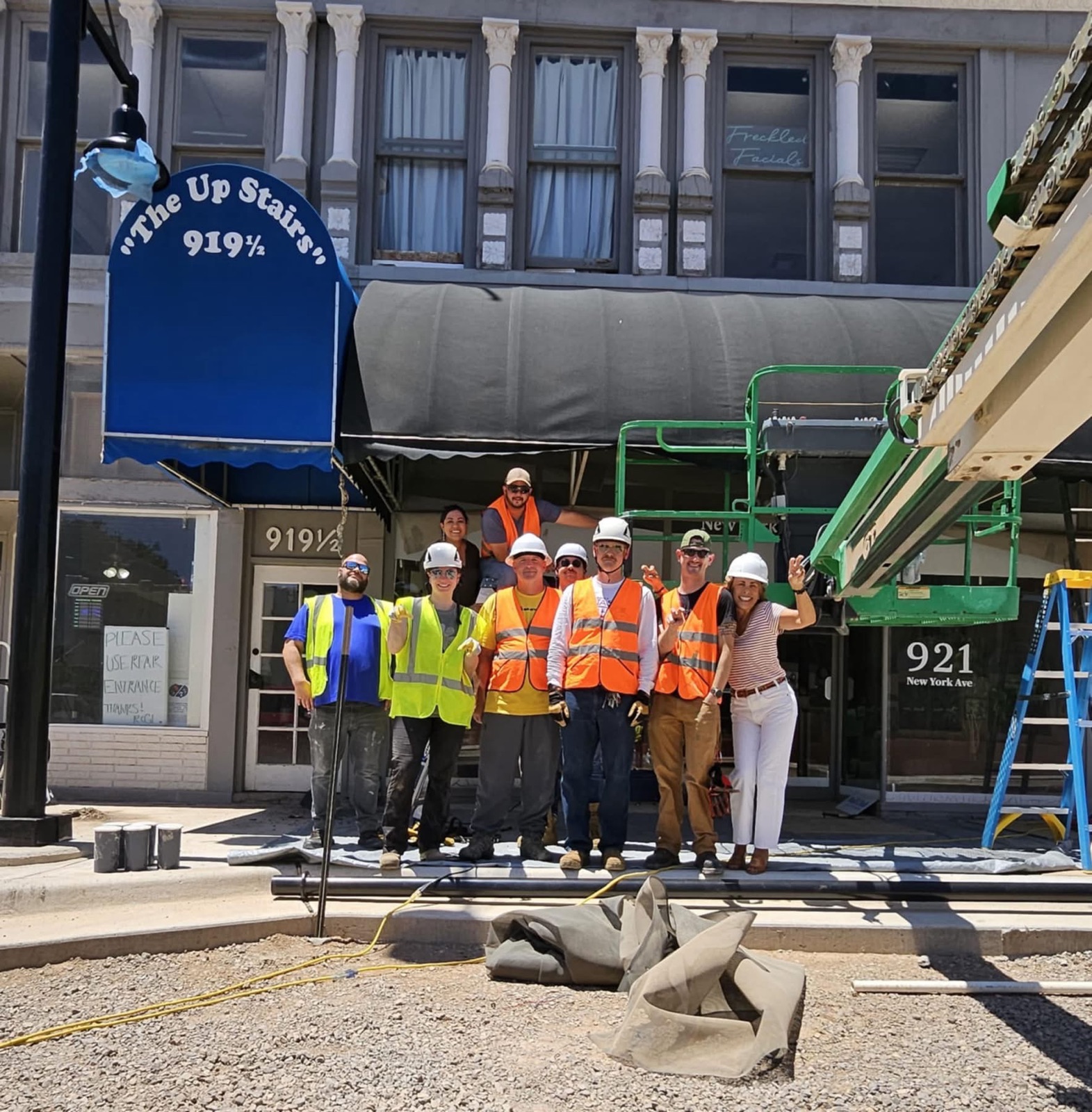 54th OSS Group at Holloman Air Force Base Volunteering with Alamogordo MainStreet