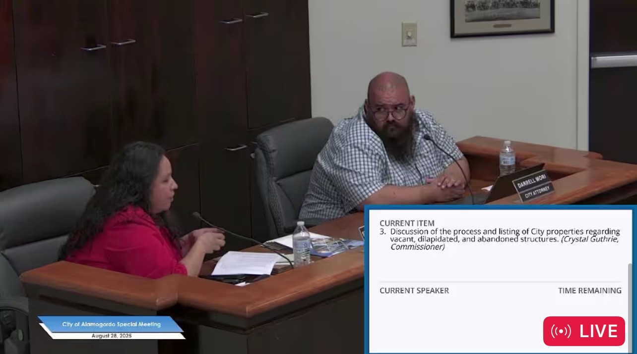 Alamogordo City Commission Special Session Highlights