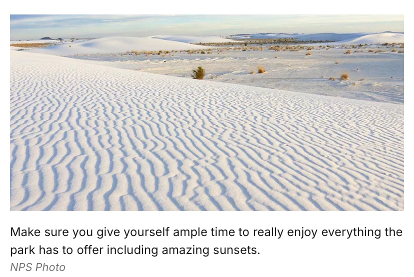 White Sands National Park Announces Partial Reopening Amid Federal Shutdown