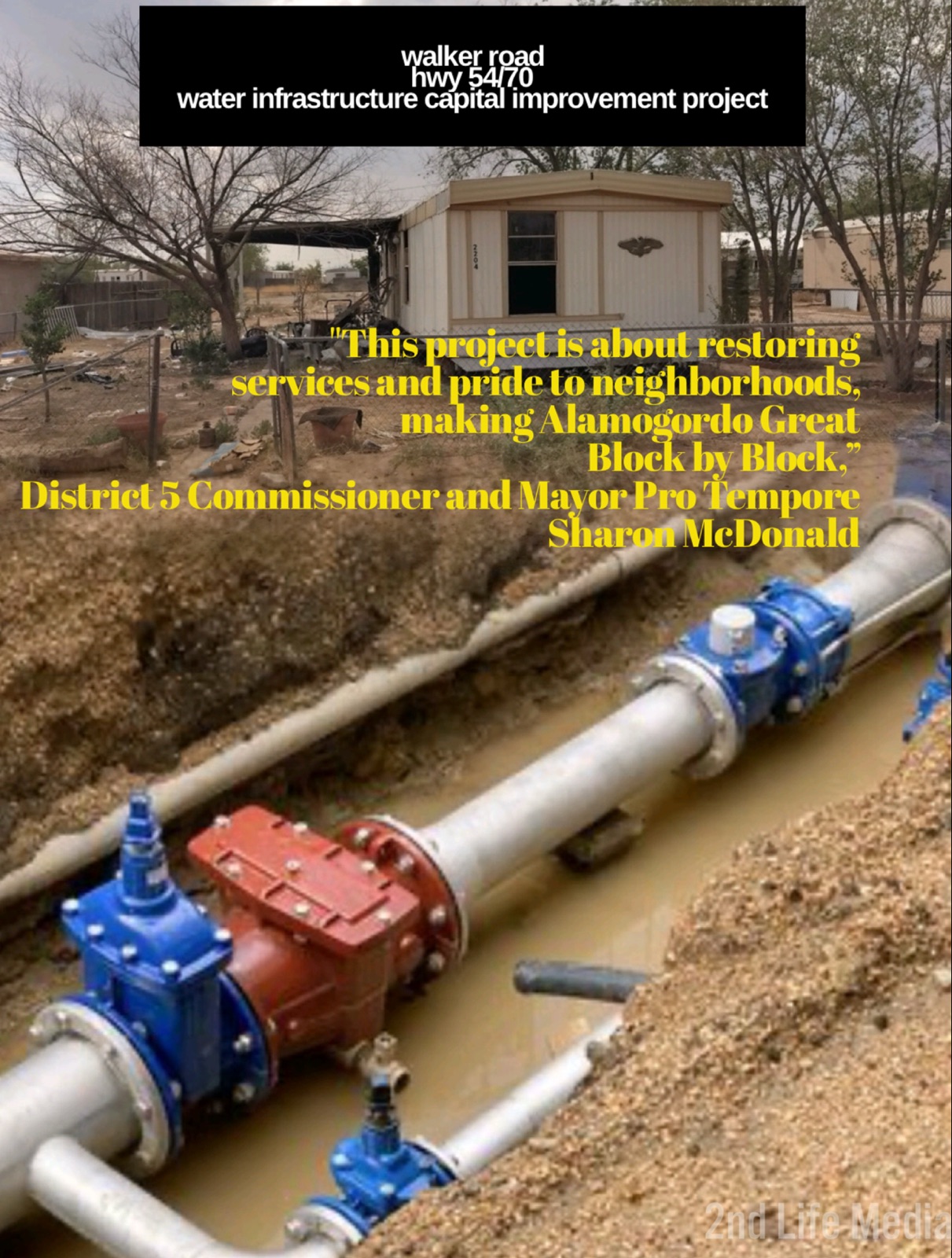 54/70 Walker Road Area Water and Infrastructure Improvement Project Announced