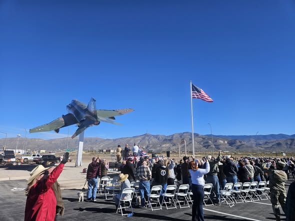 Ribbon Cutting for the Gateway Freedom Monument A Symbol of Honoring Our Military