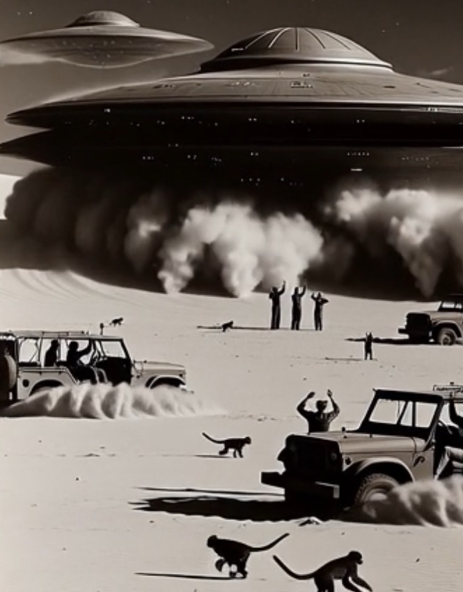 The “Alamogordo Non-Human Entity & Primate Exchange”  the 1964 Holloman AFB Alien Encounter: Fact, Fiction, or Enduring UFO Legend?