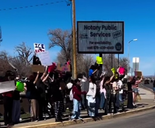 Alamogordo High School Students Stage Walkout in Protest of ICE Policies