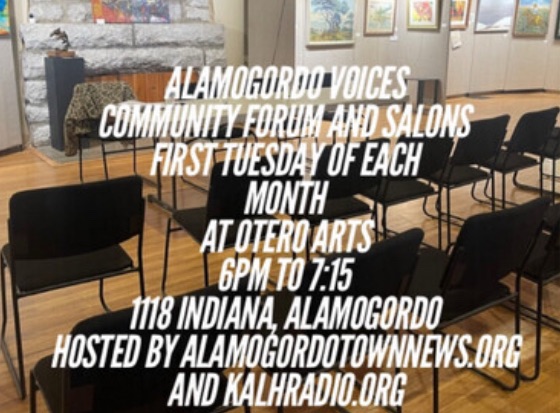 Alamogordo Community Forums Salon Series Spotlights Mental Health Leaders -Kimmie Jordan & Lynn Kimball 6 pm