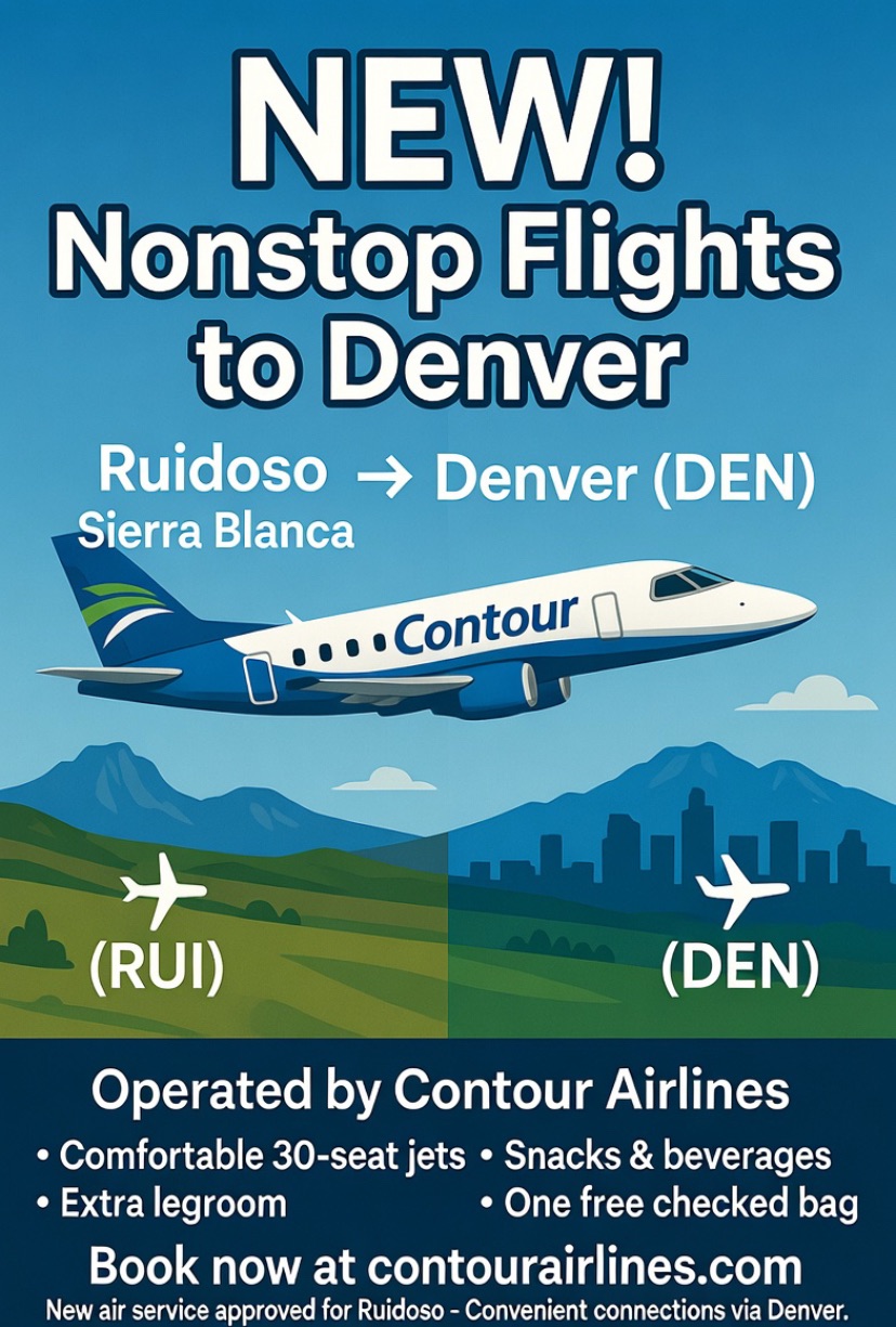 Direct Flights from Sierra Blanca Regional to Denver Set to Launch June 25, 2026
