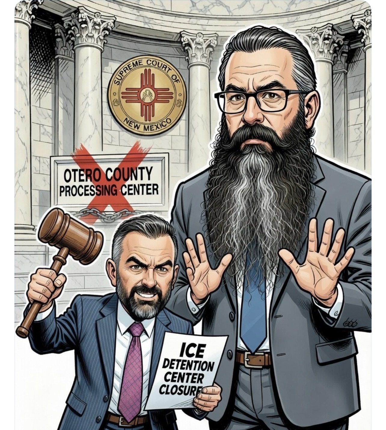 New Mexico Supreme Court Faces High-Stakes Showdown Over Otero County ICE Detention Facility