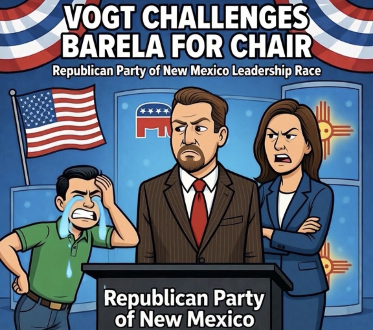 Talk Radio Host Brandon Vogt Announces Bid for New Mexico GOP Chairman Ahead of Contested April 18 SCC Meeting