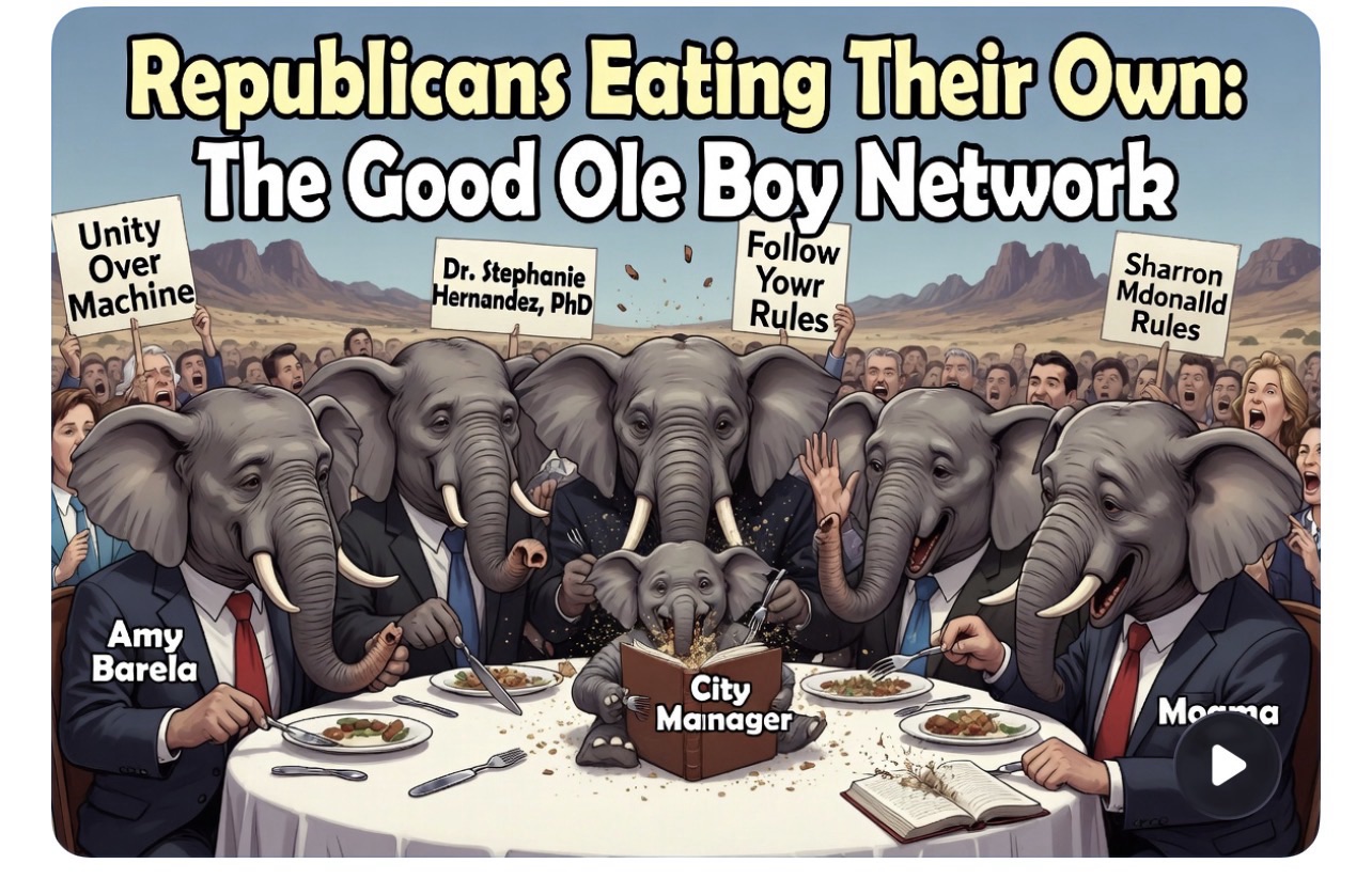 A Political Commentary: Republicans Eating Their Own: How the Good Ole Boy Network of Amy Barela Is Destroying the GOP in New Mexico