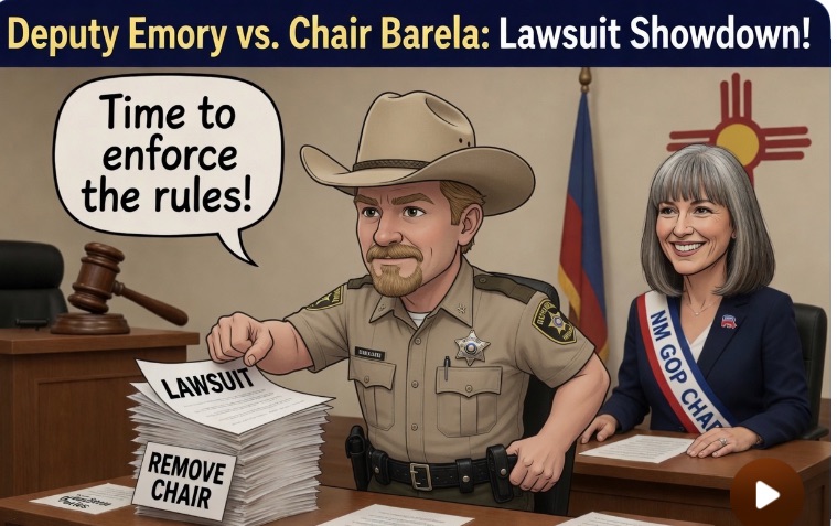 The Law vs. The Chair: How Retiring Deputy Sheriff Johnathan Emory Becomes the Face of New Mexico’s Republican Reckoning Against Amy Barela and the Establishment