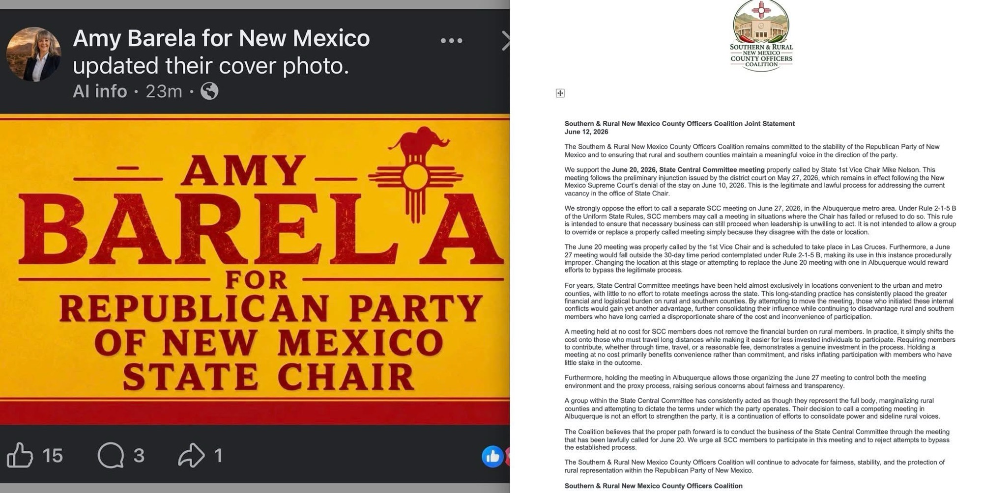 Amy Barela Launches Bid for New Mexico Republican Party State Chair Amid Ongoing Party Turmoil