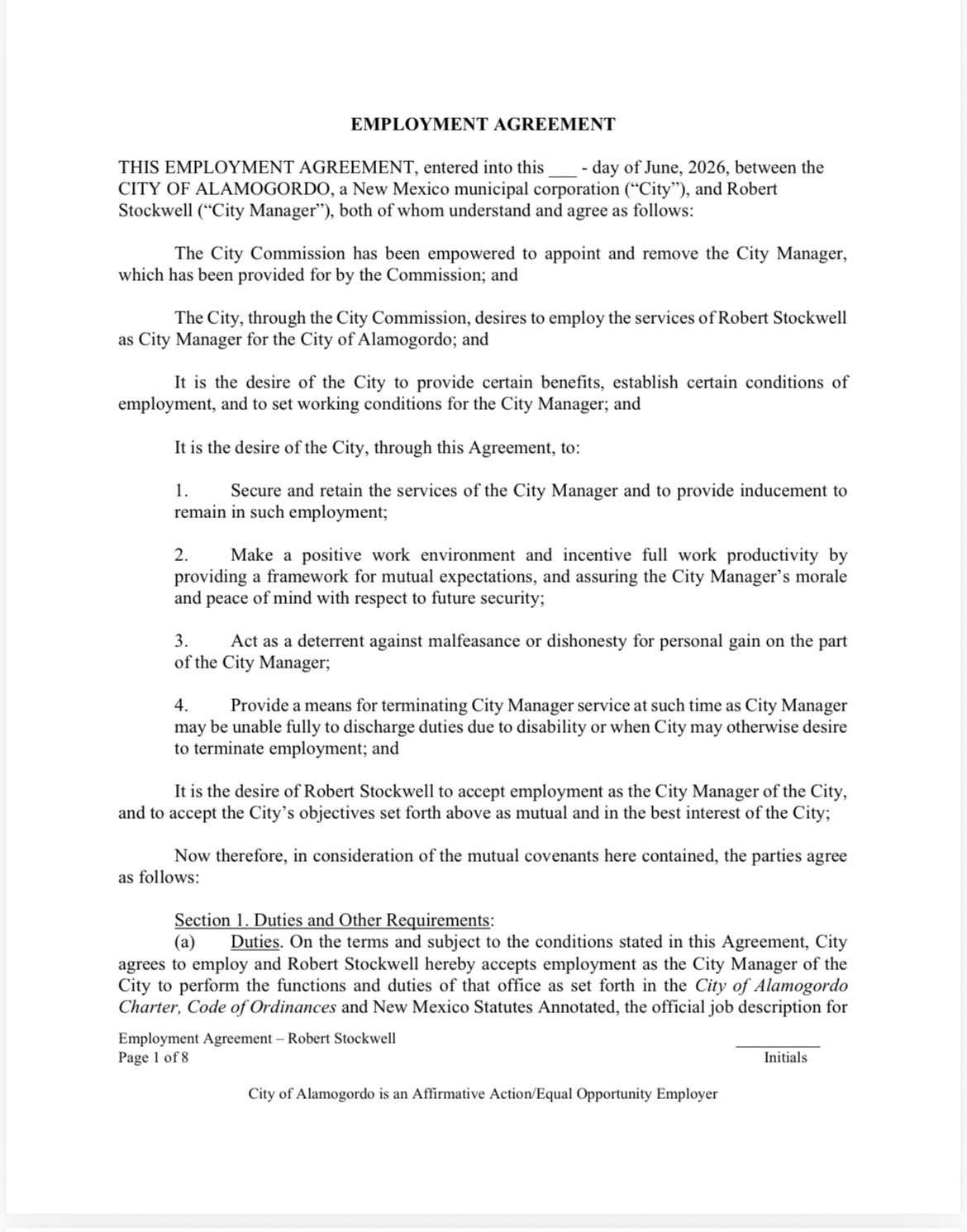 Stockwell’s $180,000 Contract Surfaces on the Consent Agenda — After Sitting at City Hall Since June 12, 2026