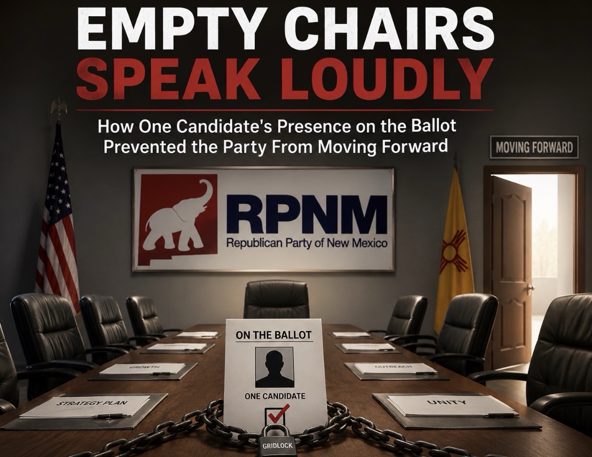 Empty Chairs Speak Loudly An op-ed By Gary Person