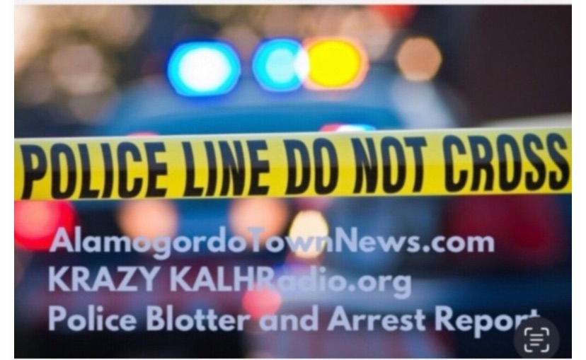Alamogordo Police Department Activity Summary: July 20-26, 2026