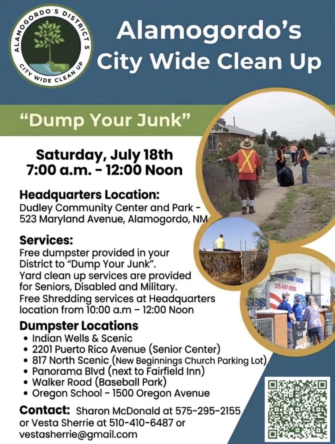 Business Support Rallies Behind Mayor McDonald City-Wide Cleanup at Dudley Community Center July 18th 7 am