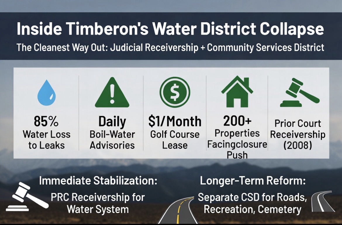 Inside the Collapse of Timberon’s Water District — and the Cleanest Way Out
