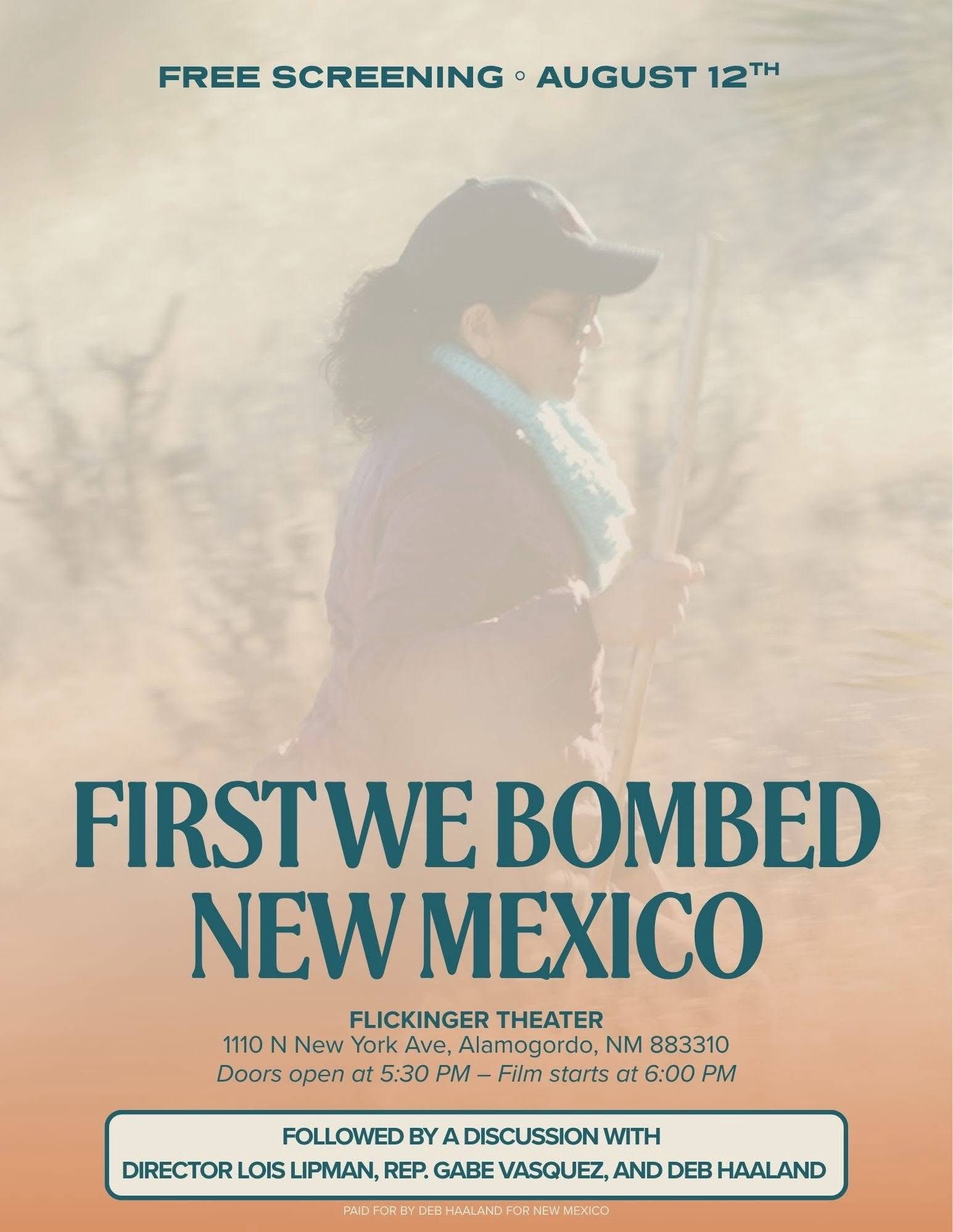 Save the Date Aug 12: Free Community Event Features “First We Bombed New Mexico” Documentary and Panel Discussion