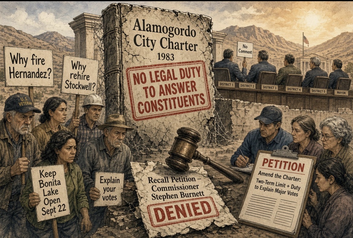 EDITORIAL: Alamogordo’s Charter Protects Officials, Not Citizens. Voters Should Rewrite It